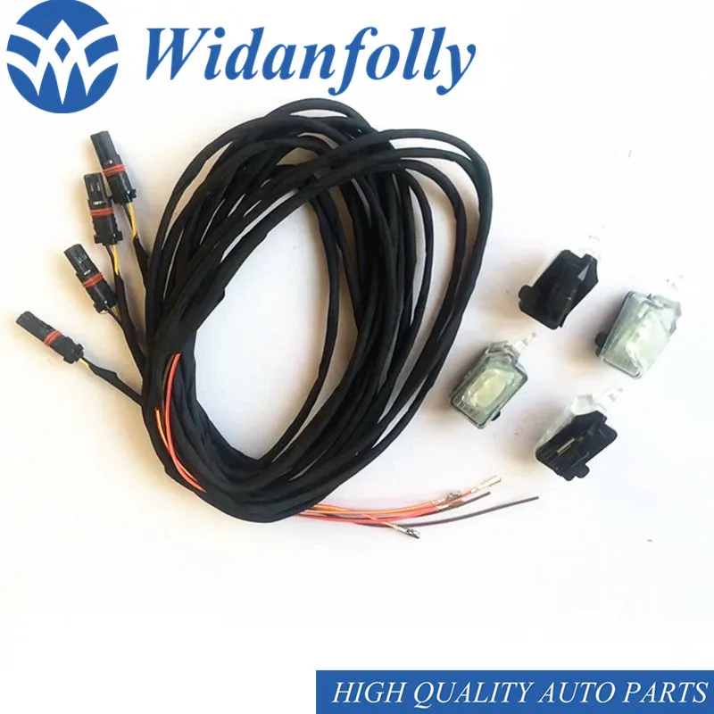 Widanfoly 1 комплект наружная светодиодная дверная ручка свет атмосферная лампа с
