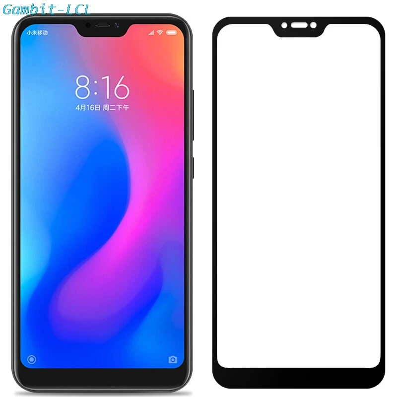

9H HD Tempered Glass For Xiaomi Mi A2 Lite 5.84" A2lite Full Cover 9H Protective film Screen Protector For Redmi 6 Pro Glass