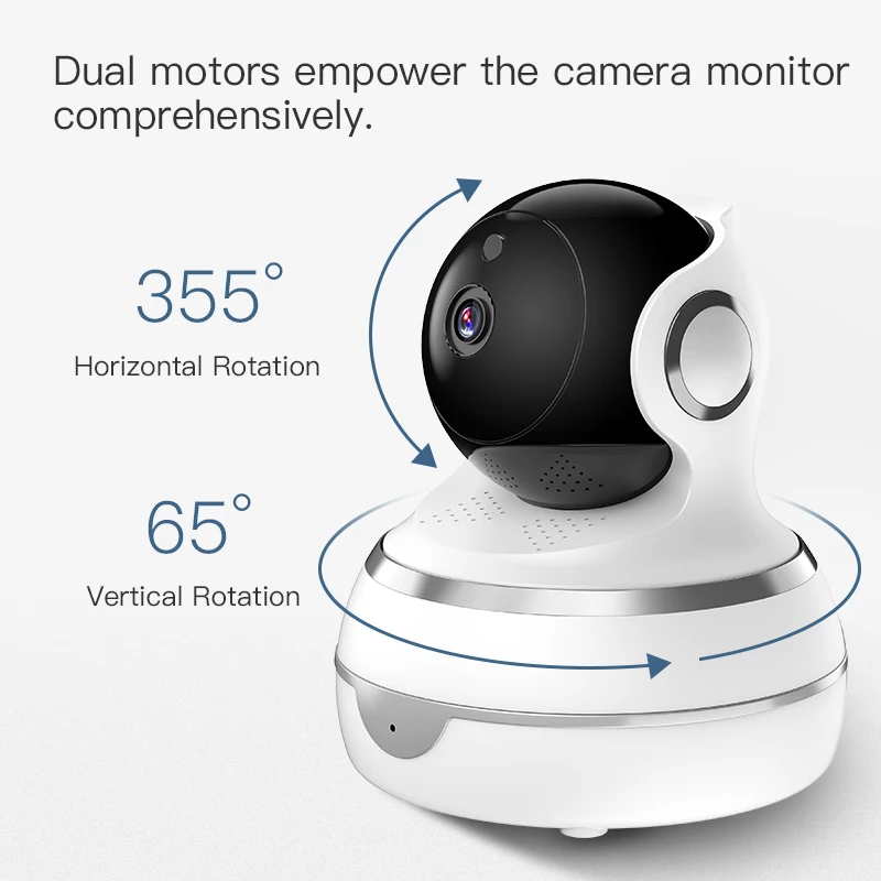 1080P Smart Movement Tracking IP Wifi Security Camera Work with Tuya | Безопасность и защита