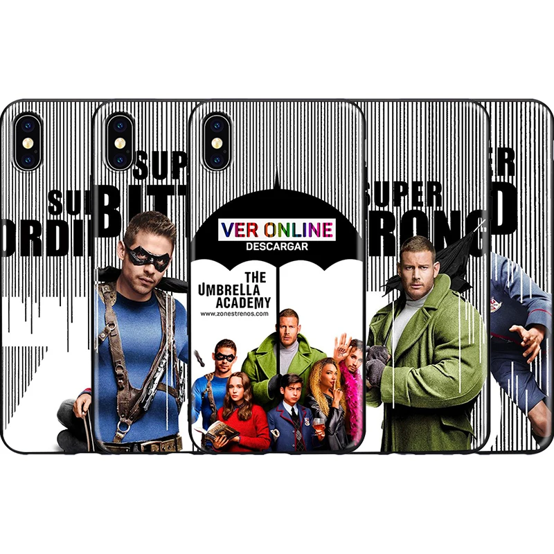 Чехол для телефона с логотипом бренда umbrella academy iPhone X 7 Plus XS 10 мягкий силиконовый