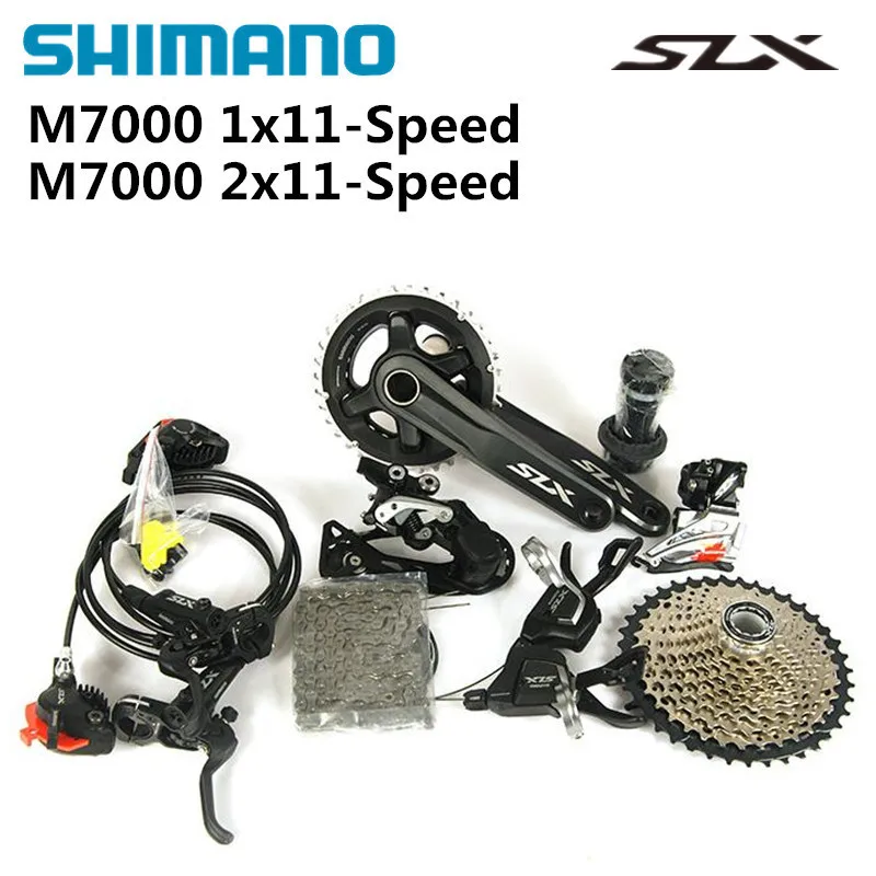 2016 новинка SLX M7000 1x11S 2x11S 11S 22S скоростной набор и гидравлический дисковый тормоз