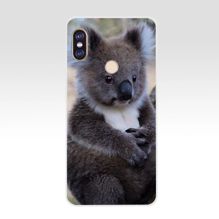 193AQ little koala Мягкий Силиконовый ТПУ чехол для телефона xiaomi redmi 6 pro note 5 plus 4 4x mi