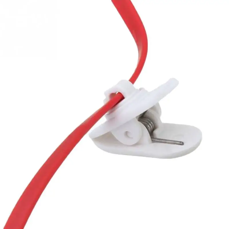 10 шт. кабель для наушников Зажим хомута зажим провода отворотом|earphone cable|clamps