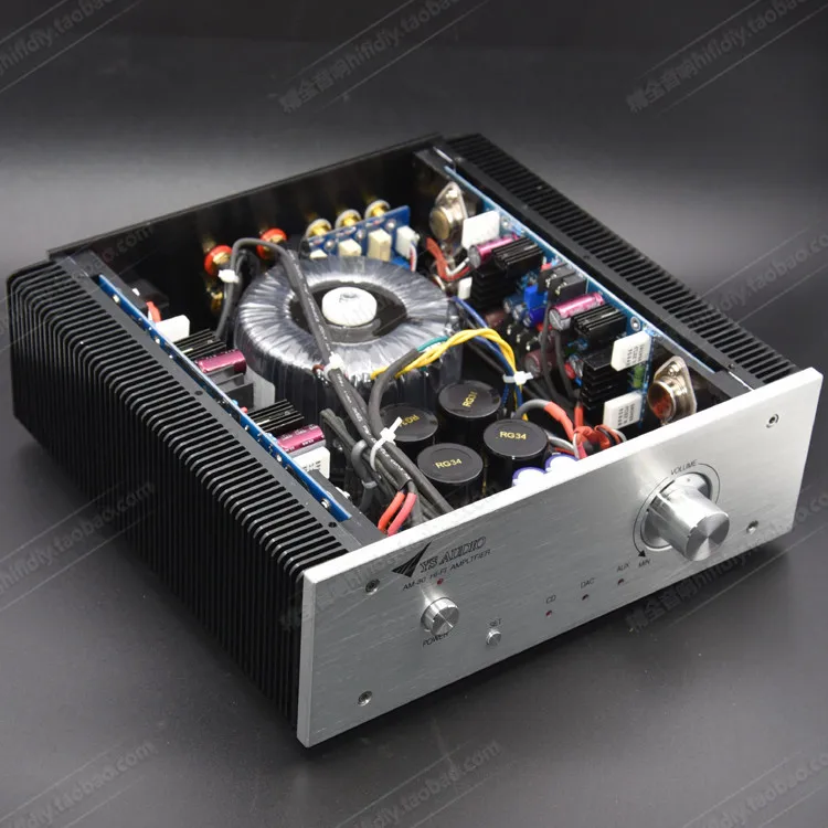AM-80 KSA-50 схема DIY fever HIFI класс AB/A Золотое уплотнение на MJ15024/MJ15025 усилитель 150 Вт* 2