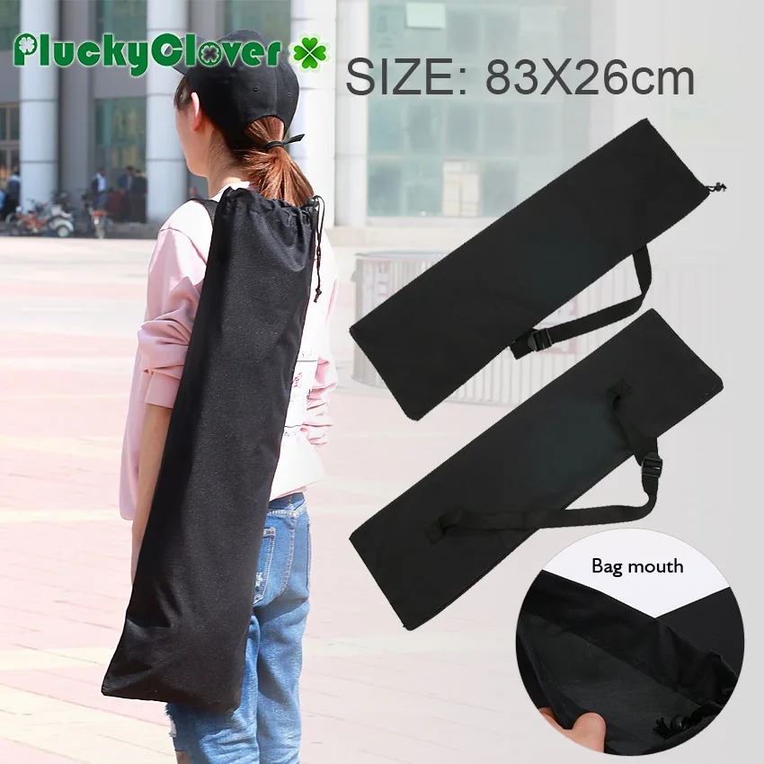 1pc Black Penny Fish Skateboard Carrying Bag 82x26cm Small S