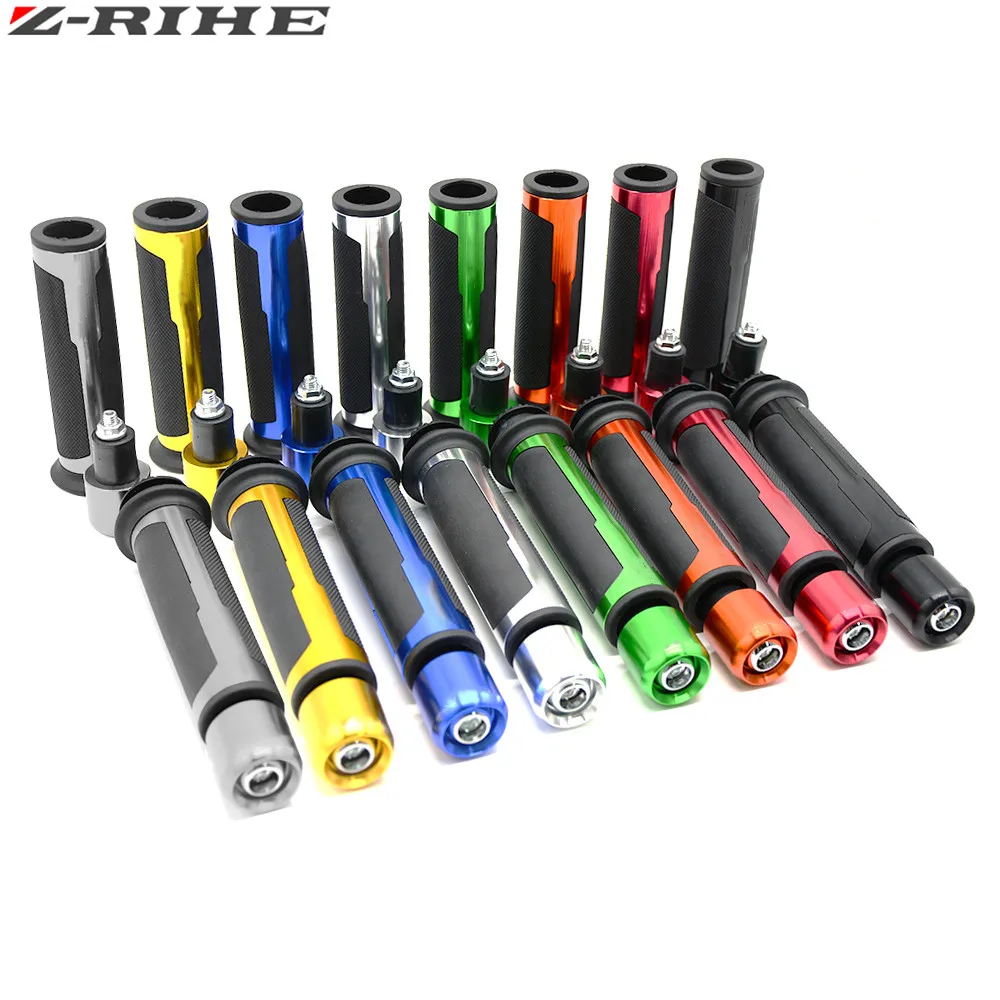 7/8 ''мотоциклетные противоскользящие ручки с ЧПУ 22 мм для Yamaha Fz6 R1 R3 R6 R15 R25 YZF MT07 MT