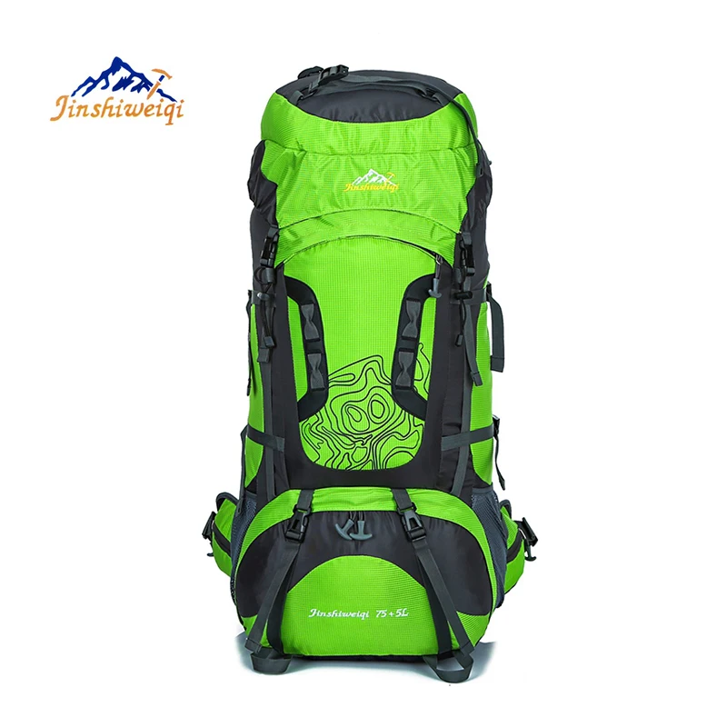 Beste 80L Grote Outdoor Rugzak Waterdichte Unisex Nylon Reistassen Camping Wandelen Klimmen Rugzakken Waterdichte Rugzak Sport Bag