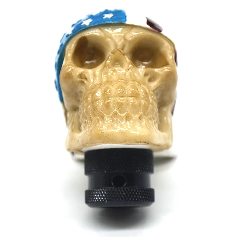 Universal Gear Shift Knob Car Skull Head Modification Stick personality Modified With Scarf | Автомобили и мотоциклы