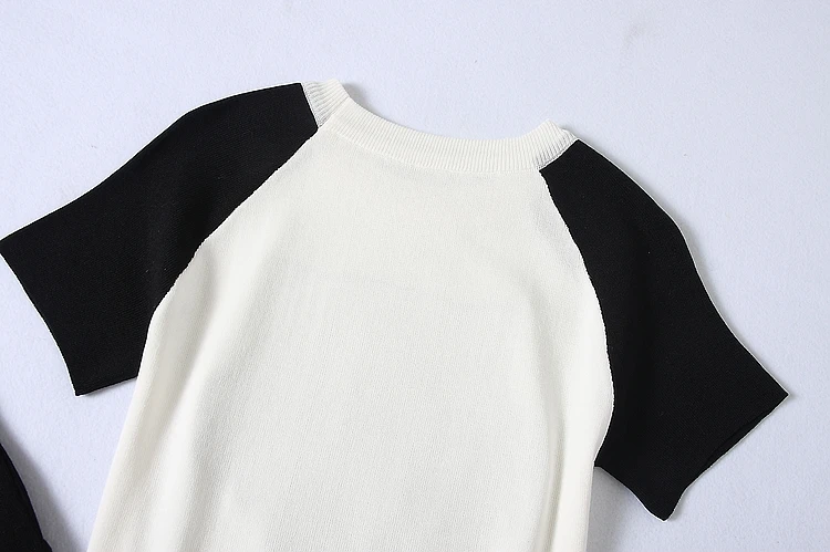 ALPHALMODA, летний женский свитер с коротким рукавом с блестками и изображением тигра+ штаны с брошью из кристаллов, 2 шт., модные костюмы, 3 цвета