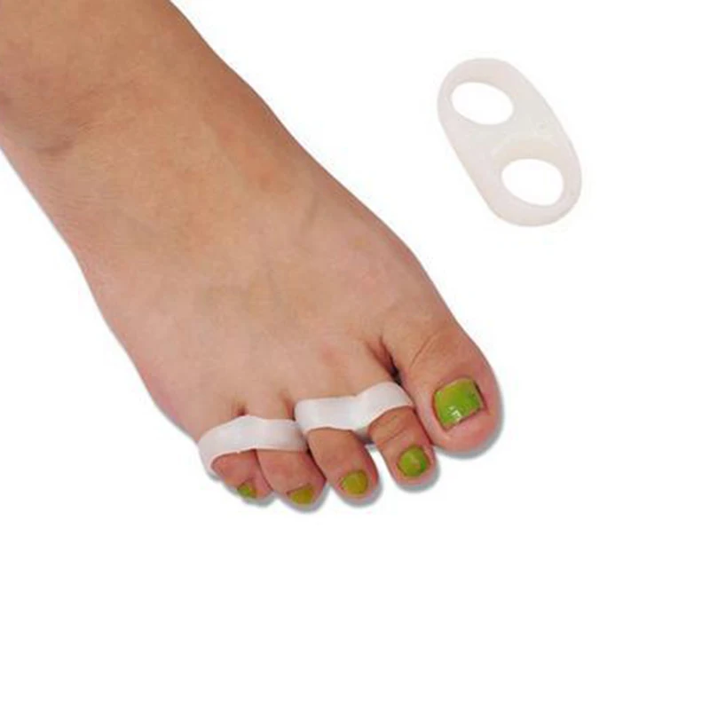 2 шт. силиконовый корректор для большого пальца Pinkie Valgus Bunion маленький сепаратор