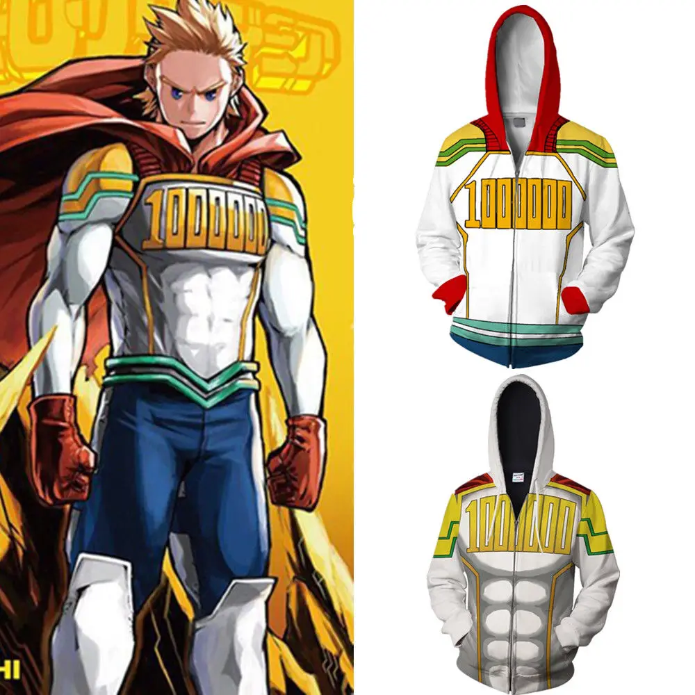 Женский костюм с капюшоном My Boku кофта на молнии и надписью Моя геройская