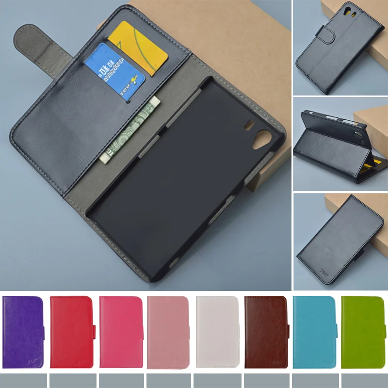 JR Марка PU Кожа Флип Case для Sony Xperia Z1 C6906 C6903 C6902 C6943 L39h Крышка Книга стиль Кошелек