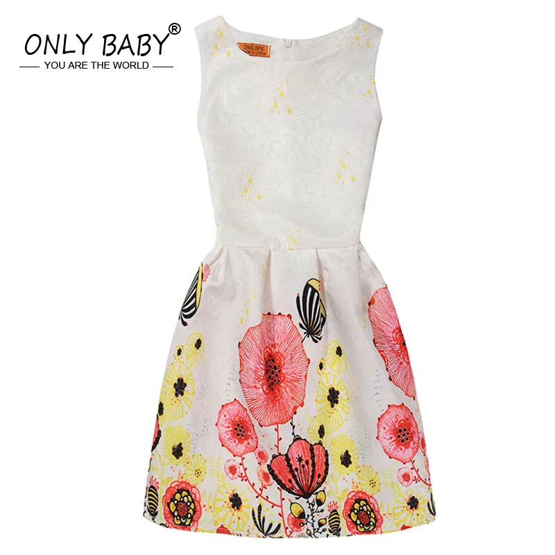 Летнее Детское платье с цветочным узором для девочек вечерние платья Эльзы Софии