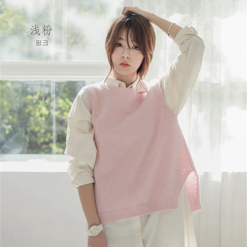 Облегающий кашемировый жилет с открытой спиной Женский вязаный свитер без