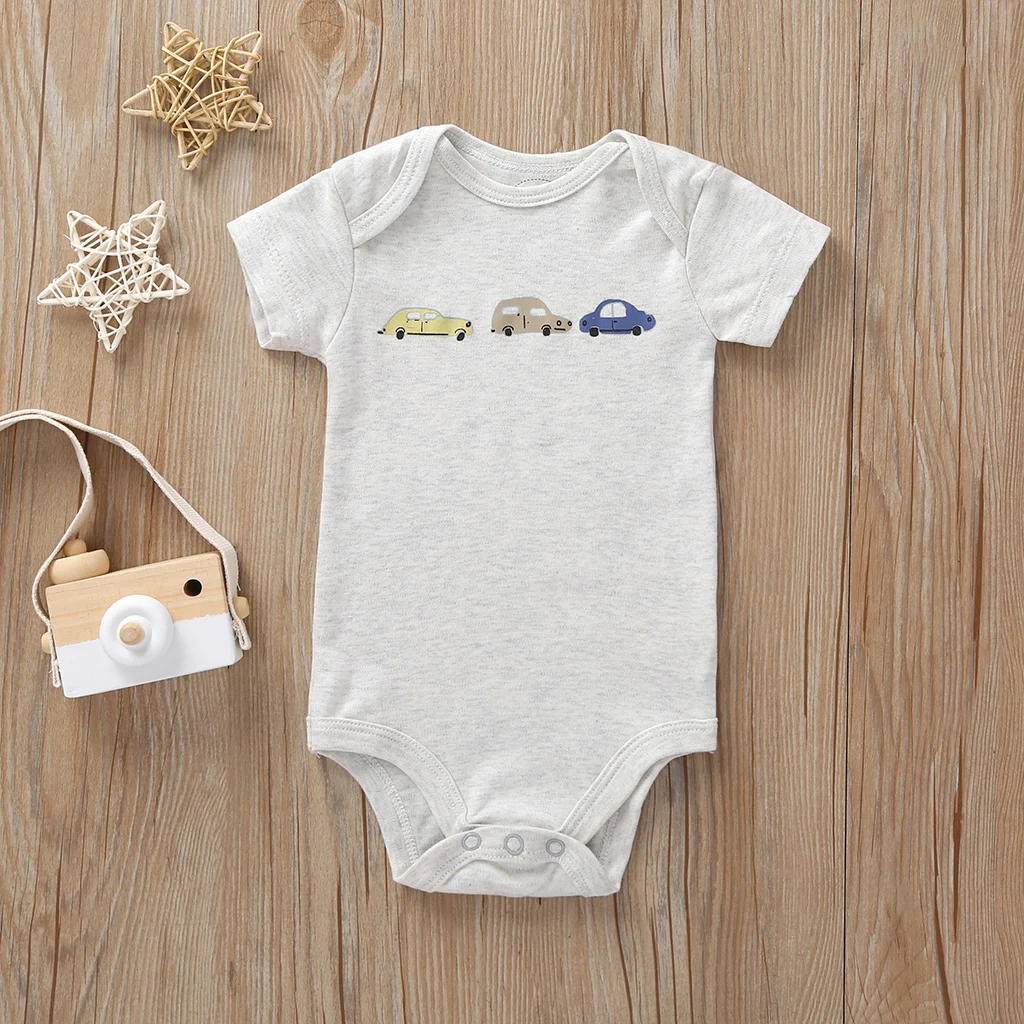 5 шт./компл. для маленьких мальчиков летняя одежда новое поступление боди с