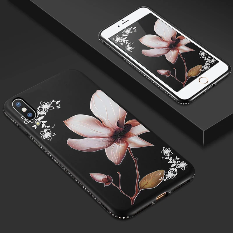 Женская обувь с украшением в виде цветка, силиконовый чехол для huawei Honor 8A 8C 8X 7C 7A Pro 9 10 P20 P30 Lite P Smart плюс Y5 Y6 Y9 Y7 Prmie