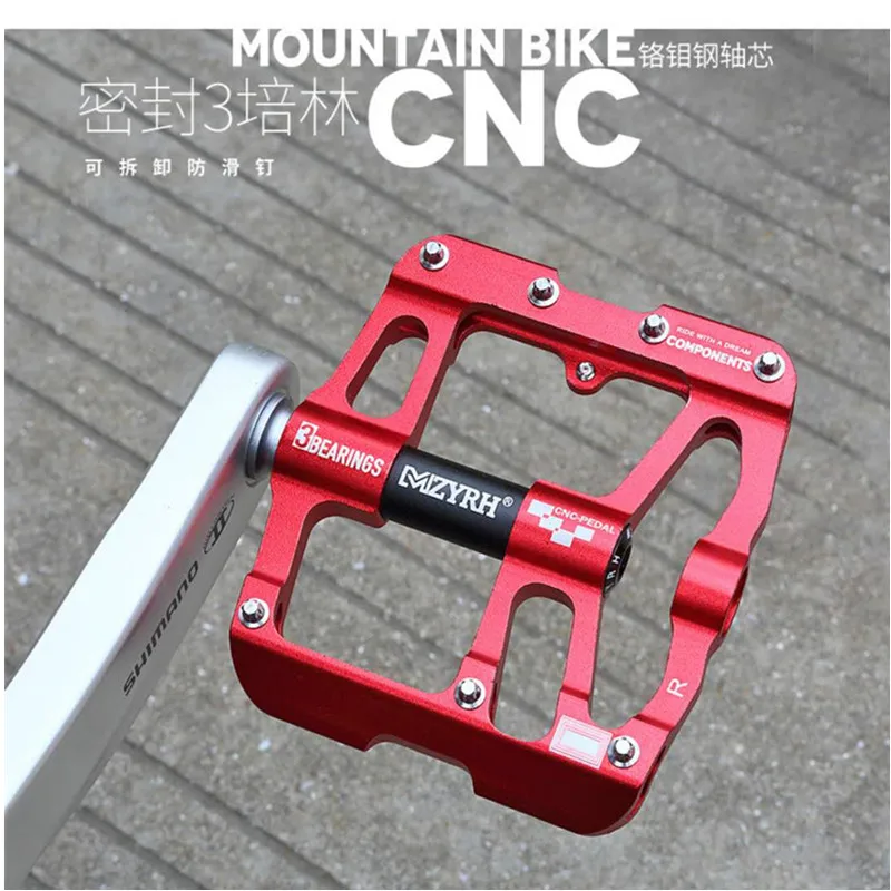 3 подшипника педали для велосипеда противоскользящие сверхлегкие CNC MTB горного