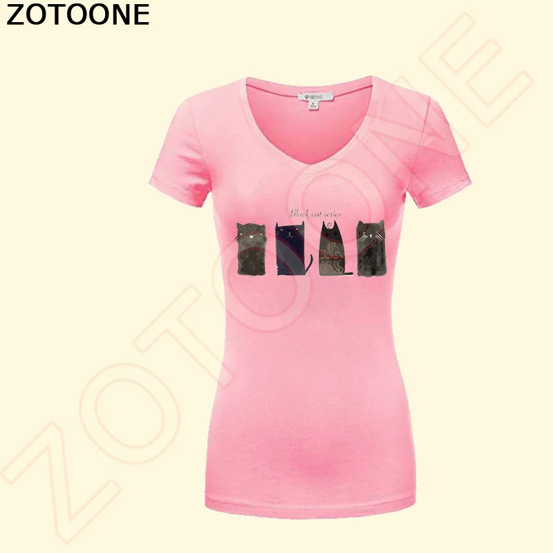 ZOTOONE кошка Железный патч куртка На переноске для детей одежда футболка шляпа