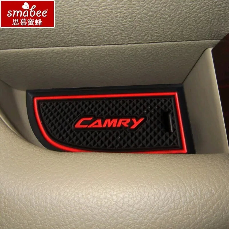 Двери паз коврики для Toyota Camry 2012 2013 2014 2015 Non-slip Интерьер двери колодки/Световой