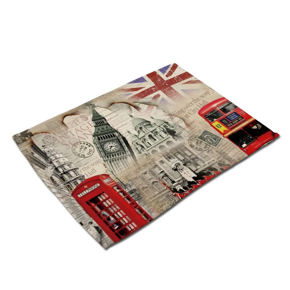 Сценические салфетки Mix 6 стилей с принтом Европейский ретро колокольчик