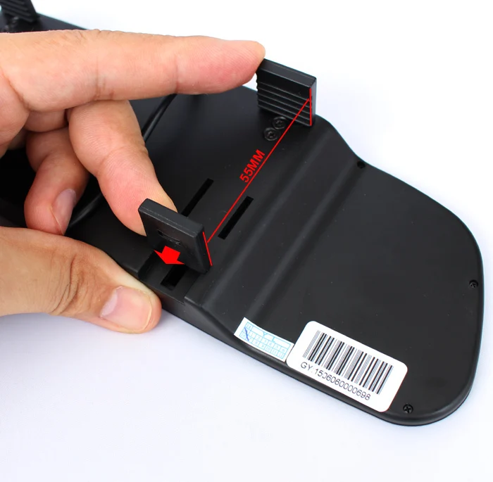 2 в 1 4 3 &quotпарковочное зеркало заднего вида Автомобильная камера монитора + CCD