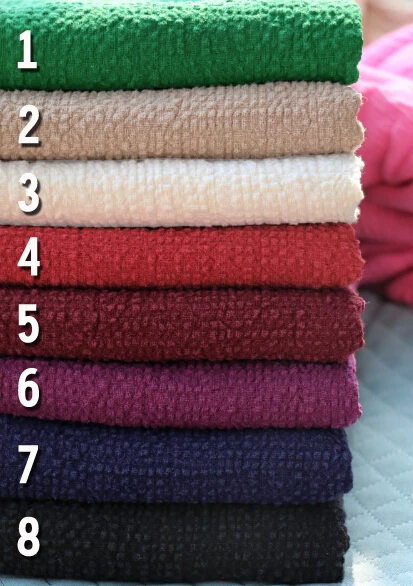 

Ткань хлопковая, конопляная, зимняя, жаккардовая, 8 цветов