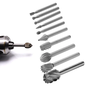 Вращающаяся пилка, 10 шт.компл., электрическая шлифовальная, полировальная головка, Гравировальный резак, инструмент для дерева 