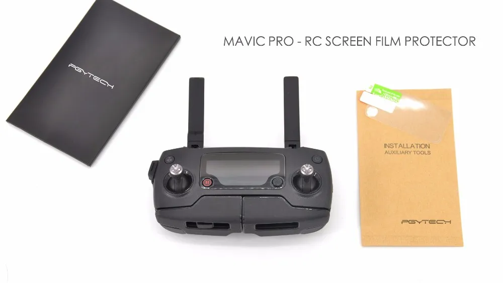 PGYTECH Защитная пленка для DJI Mavic Pro/Platinum пульт дистанционного управления HD пленка на экран из полиэтилентерефталата