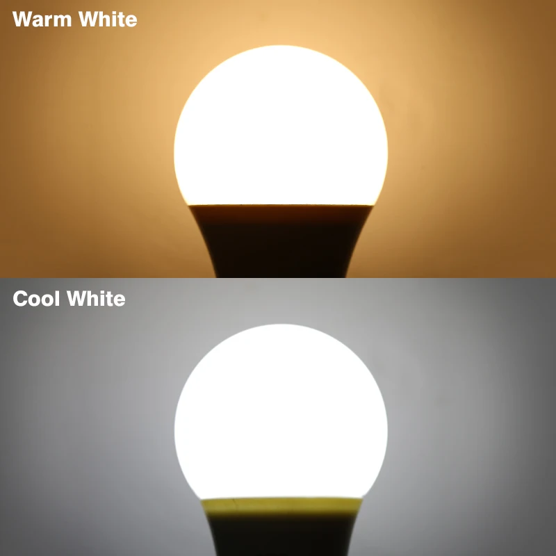 

KARWEN E27 LED lamp AC 220V 230V 240V LED Bulb 3W 5W 7W 9W 12W 15W 18W High Brightness Spotlight Table lamp Livingroom light