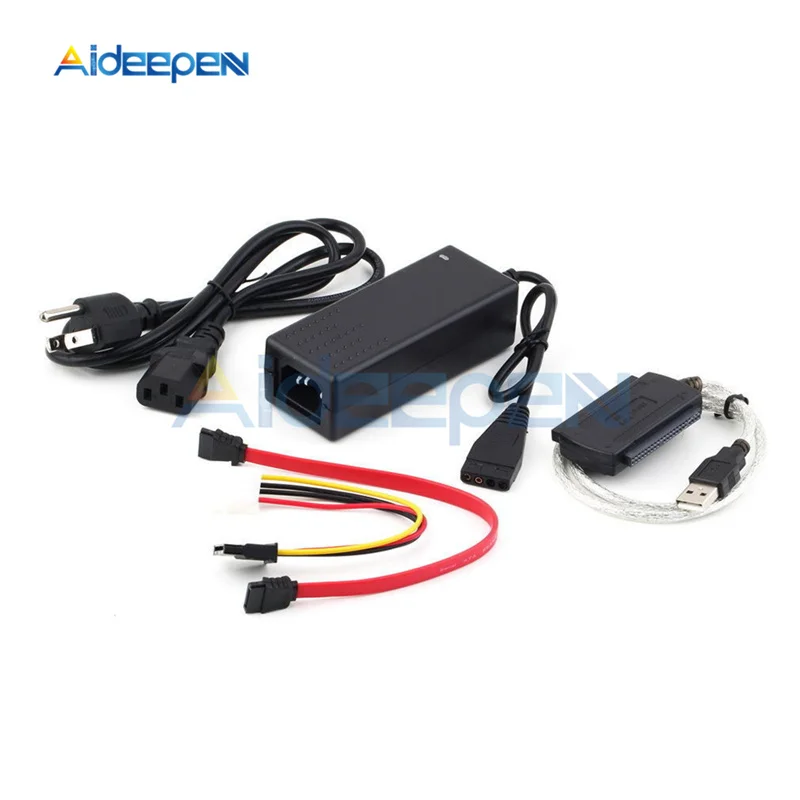 

Кабель-адаптер SATA/PATA/IDE 2,0 Мбит/с, 480-100 В, 50-60 Гц