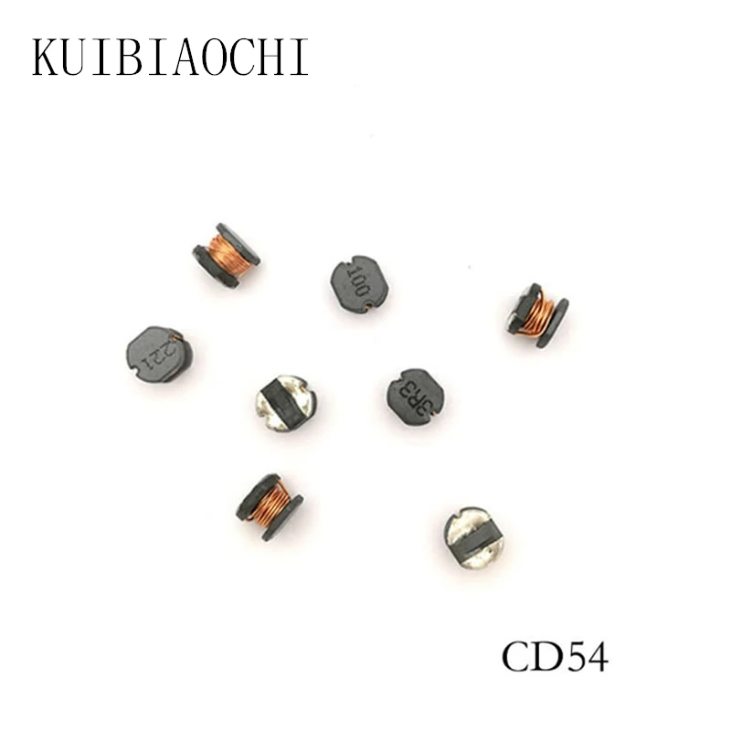 CD54 10 шт./лот экранированный SMD силовой индуктор 2.2UH-470UH высокого качества по выгодной цене с доставкой, CD32 CD43 CD54 CD75 4D28 5D28 CDRH104R RH127 - Объем: CD54