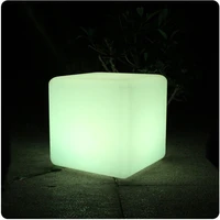 30cm rgbw 16 color changing with remote control batter powered cordless rechargeable led light cube chair free shipping 2pcslot
