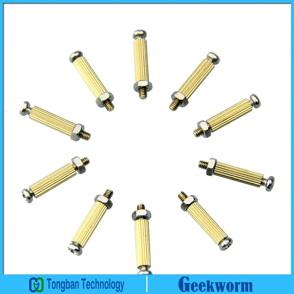 30 шт./лот модель Raspberry Pi 3 B / 2B + шапка M2.0 (11 мм 4 мм) медный цилиндр противостояние