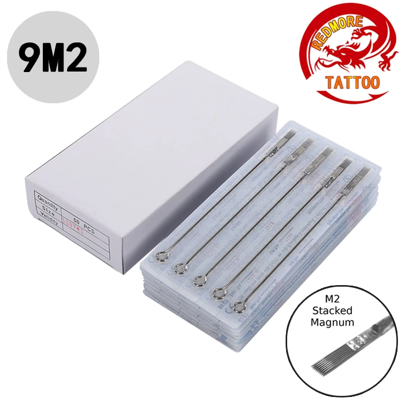50 шт. Одноразовые стерилизованные тату иглы 9 кв. М|tattoo needles|sterilizer tattootattoo needles magnum |