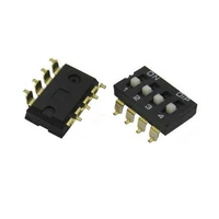 10pcs 8 pins 2 54mm patch switch dial side button 4 gears black key for electric equipment wholesale