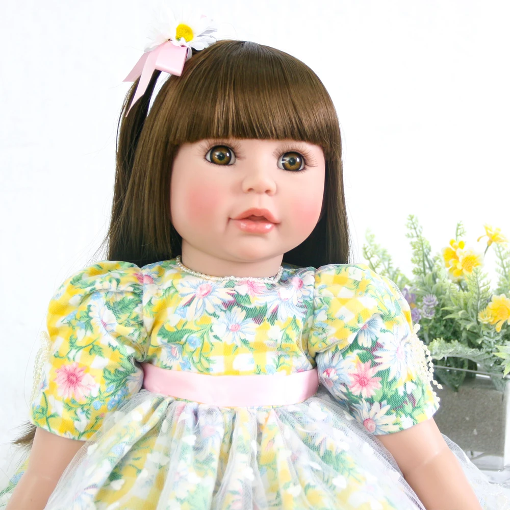Кукла Reborn Baby силиконовая мягкая для новорожденных большого размера 61 см|Куклы| |