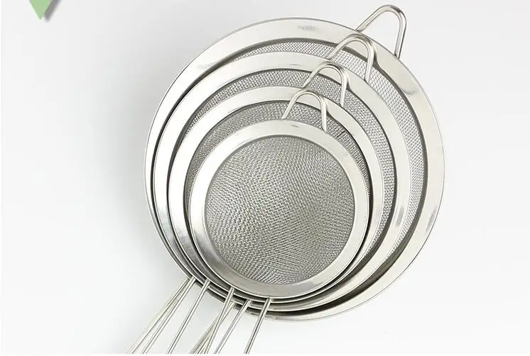 Инструменты для выпечки сито из нержавеющей стали сетка порошка инструменты