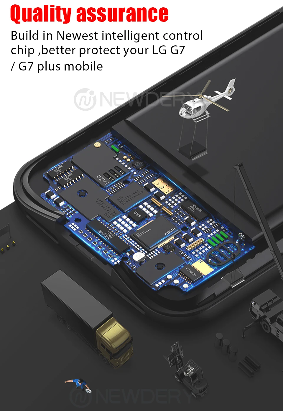 Новое поступление Подарочный чехол для батареи для LG G7 тонкий Q G7 plus G8 ThinQ чехол для зарядного устройства для LG G7 G8 ThinQ черный