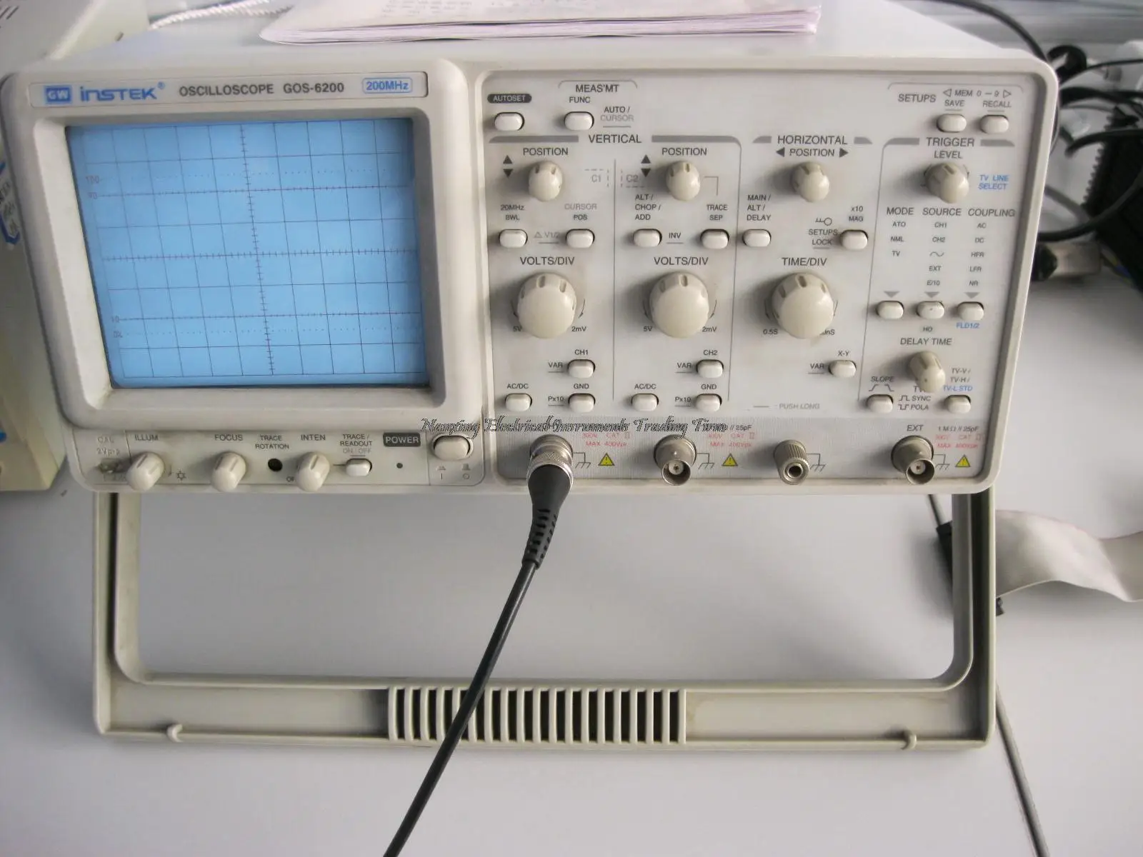 Fast arrival Gwinstek GOS6200 2 channels Analog Oscilloscope | Инструменты