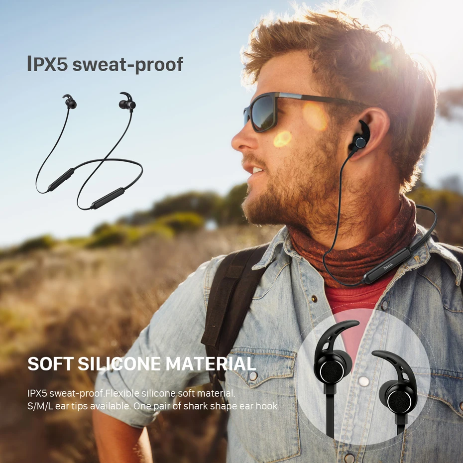 2018 новые HOCO ES11 Bluetooth наушники стерео крепление на уши беспроводные спортивные бег