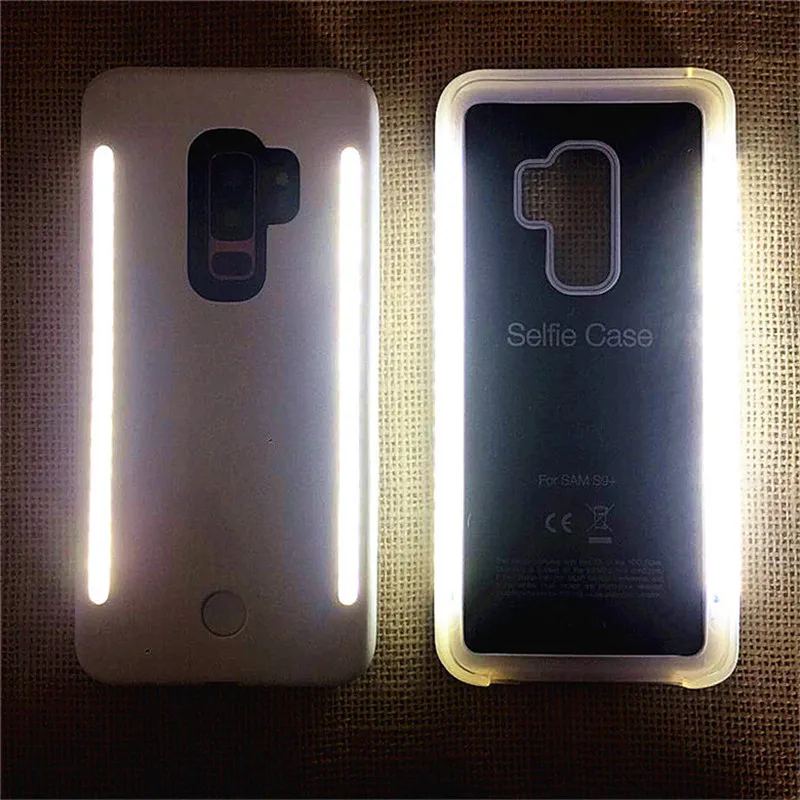 Новое поступление светильник светящийся чехол для телефона для galaxy S10 Plus чехол фото заполняющий светильник артефакт для samsung S9 S8 plus селфи мобильный корпус