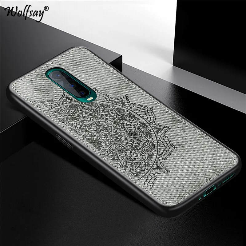 oppo r17 pro case luxury shockproof soft tpu cloth texture hard back phone bumper oppo r17 pro silicone cover oppo r17 pro shell free global shipping
