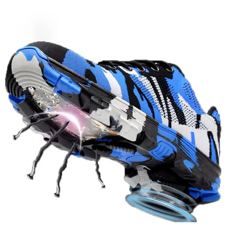 Дизайнерская Рабочая защитная обувь мужские ботинки камуфляжные военные