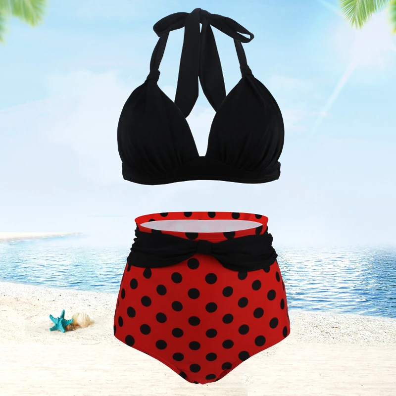 Женский купальный костюм из 2 предметов большого размера женский купальник