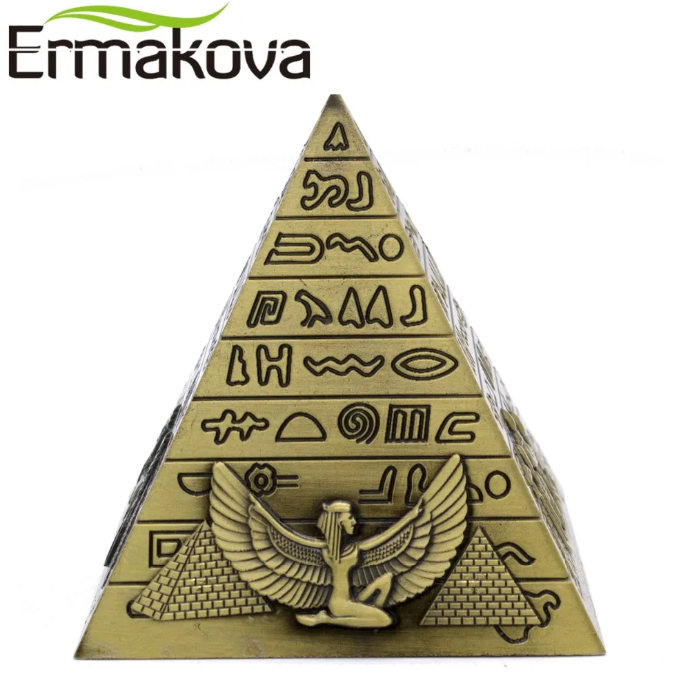 ERMAKOVA 10 см (3 9 дюйма) Ретро редкая Легенда металлические Египетские пирамиды