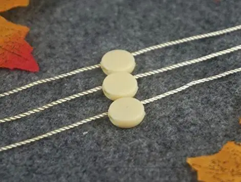 White 1 1000 шт., 18 цветов, бирка, веревка, защелкивающийся замок, круглый конец, бирка, строчка, застежка, маленькие ювелирные изделия, маркировочные принадлежности - Цвет: White 1