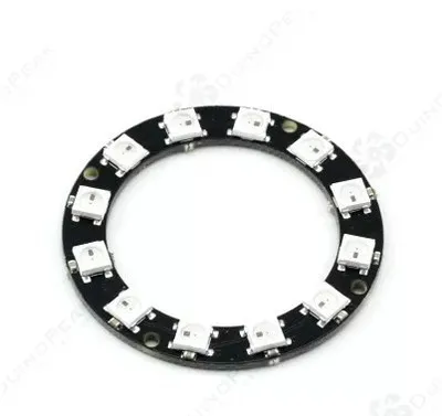 12-канальный WS2812 5050 RGB светодиодный круглый фонарь встроенная полноцветная