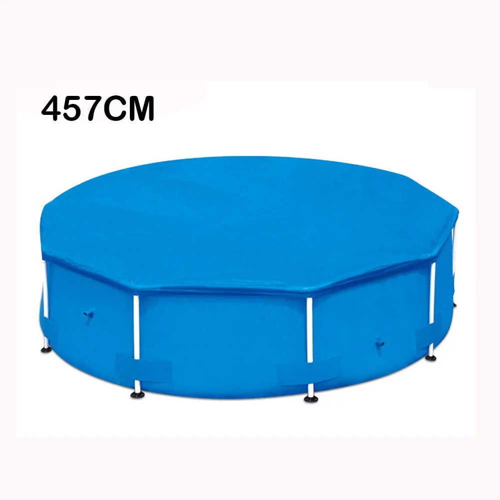 

305CM 366CM 457CM Round Swimming Pool Cover Foldable Dustproof Rain Cover Pool New High Quality Ground Swimming Pool Accessories