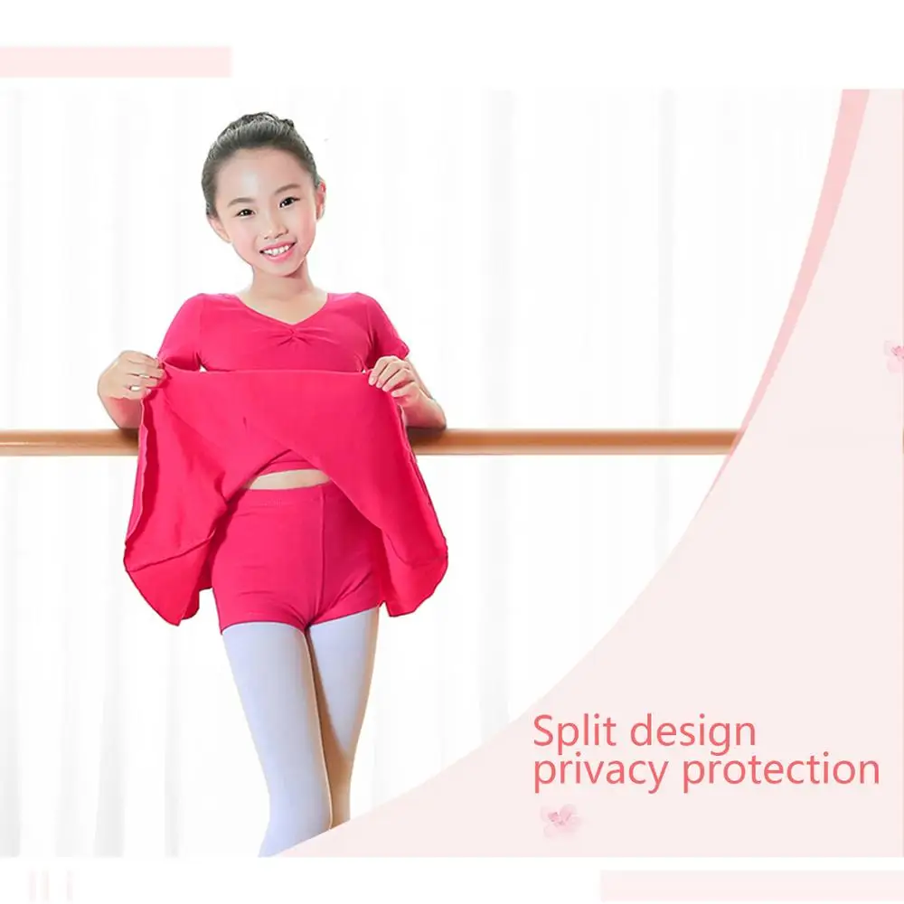 Детское балетное платье для девочек 2 шт. шорты гимнастических упражнений