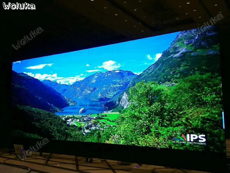 Крытый p6LED дисплей HD полный цвет бар прокатки электронный Большой экран свадьба